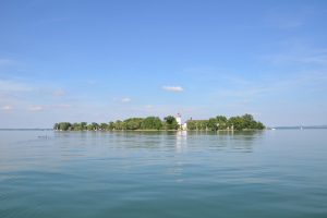 Chiemsee mit Schloss Herrenchiemsee